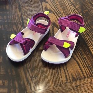 Girls lightly used sandals. Toddler 11